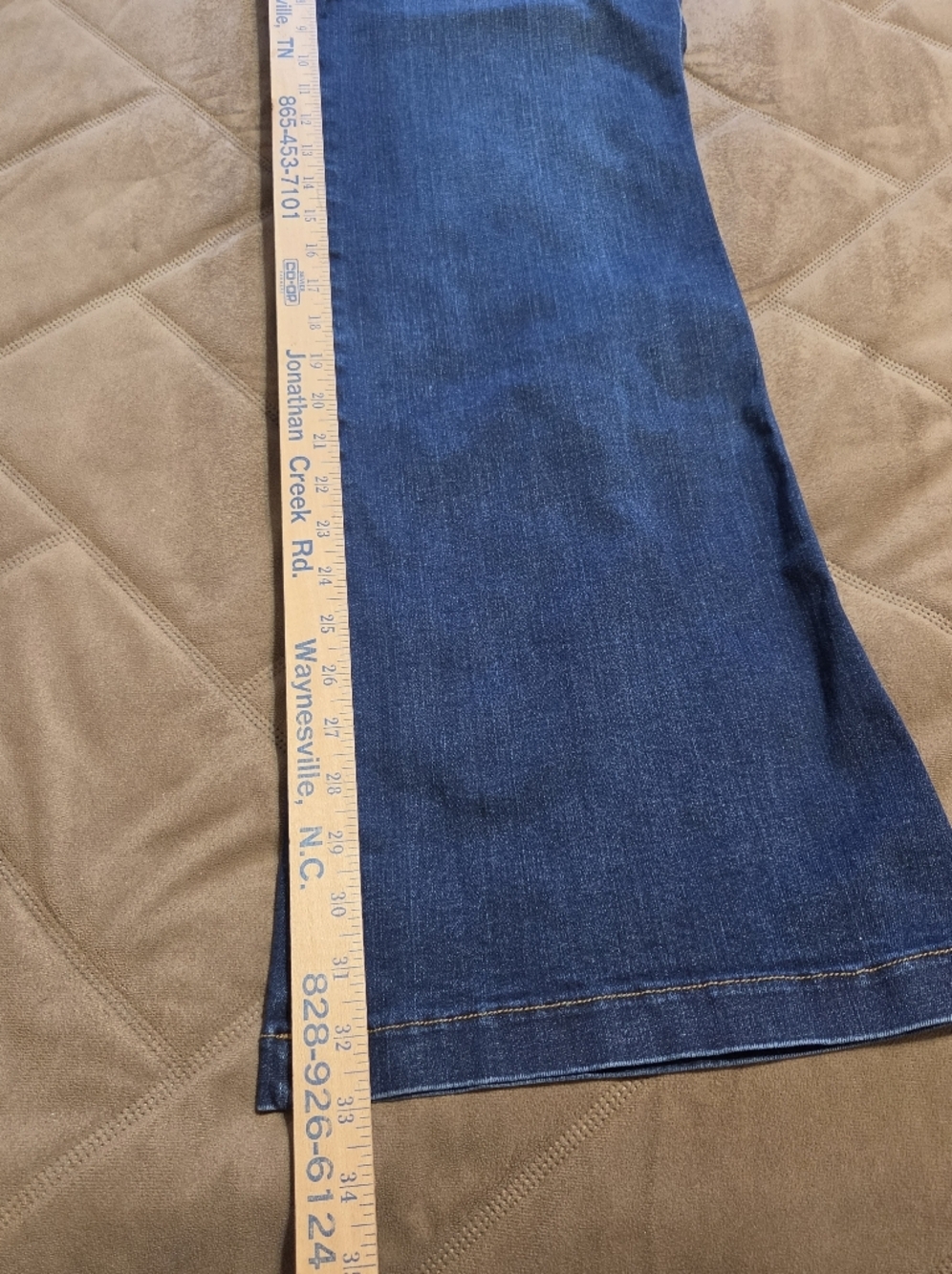 Spanx 2X Tall Classic Women's Dark Blue Wide Leg. Sz 2X - Picture 4 of 6